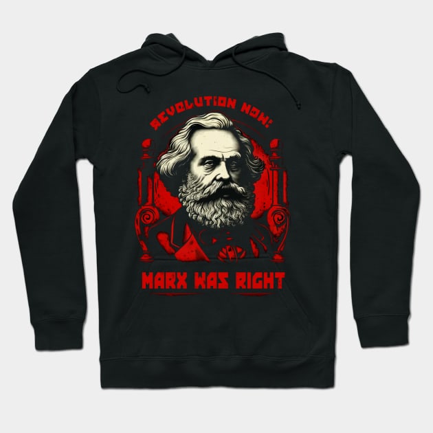 Karl Marx Hoodie by RichieDuprey